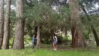 Old peasant fucks young college girl in the field