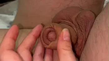 tiny uncut cock filled my mouth with thick hot cum