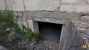 HUNT4K. Naughty Russian whore doesn’t care about her BF and fucked a stranger in public