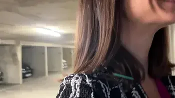 I followed my fan Antoine to the public parking lot so he could fuck me wildly