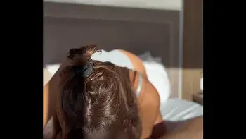 Morning Bliss: Latina Hotties Says Good Morning In Reverse Cowgirl - Pure Pleasure