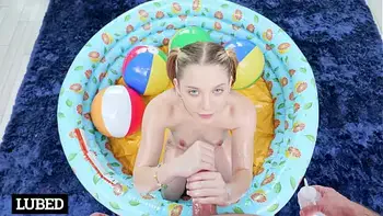 Becky Summer Gets Her Twat Doused In Oil And Cum