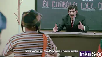 Kikin y Doña Rosinda cometen el pecado más oscuro en la escuelita del Chibolo  18