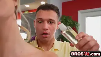 Horny Cougar Asking Her Son's Friend for Massage and Dick