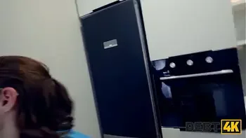 DEBT4k. Jumping on cock and fucking in her asshole helped her to stay in the apartment