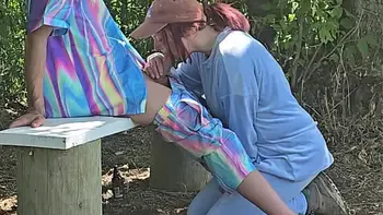 Pervy Nerd Caught By Hot Horny Jogger - She Makes Me Fuck Her In Public!