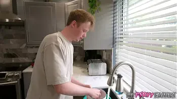 Nude Tanning Busty Stepmom Invites Her Stepson To Fuck Her Hard - MyPervyFamily