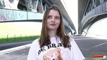 GERMAN SCOUT - First Anal Sex for German Skylar Sweet at Pick Up Casting in Berlin