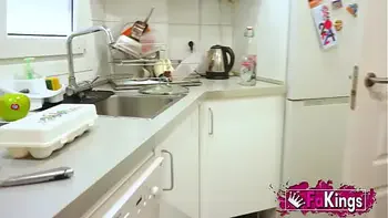 MILF gives a teen with a BIG COCK a snack and then fucks him. Colombian Vanessa fucks Lalo MONSTERCOCK in FAKings