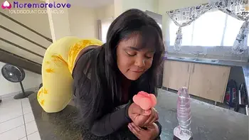 Fucked my Thick Ebony Step Sis with my MOREMORELOVE Toys