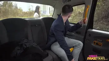 Female Fake Taxi She demands that he fucks her wet pussy to pay her money back