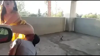 asian slut met walking fucked in car garage