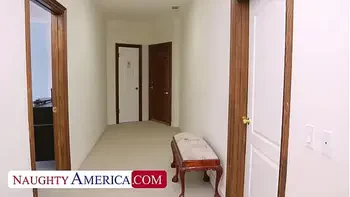 Blonde Bombshell Alexis Adams wants her boyfriend's son's hard cock deep inside her