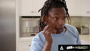 OUT OF THE FAMILY - MILF Danielle Renae’s Big Tits Seduce Her Stepteen For Interracial Fuck