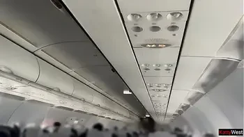 Public Cock Flashing in Airplane - Girl Brought Me To Cum In 2 Minutes