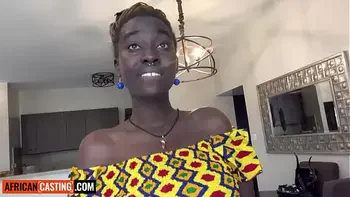 Thick Big Tits Black Bikini Model Fucks Casting Agent To Get a Job