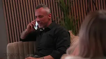 Dane Jones Getting sucked while wife is on the phone cheating sex with big tits blonde Maddy Black