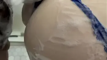 I'm a naughty big booty teen who sneaks into the shower daily with my hung stepdad behind my stepmom's back,I love getting pounded by his thick cock and taking deep creampies in my creamy pussy while stroking his huge BBC “Full Video On Xv