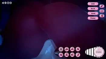 Animation porn - a brave girl decided to have sex with a modest handsome guy