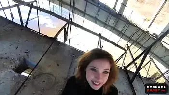 Risky Amateur Public Blowjob and Cum Walk on Natural Tits - POV