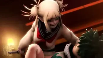 Boku no Hero hentai Big cock fucks in her pussy