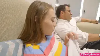 Naughty stepsiblings suck and fuck with right there