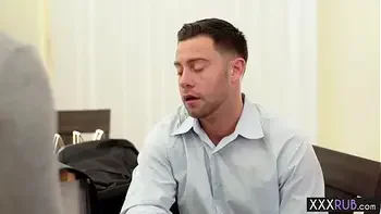 Wet MILF professional massage and sucked a clients cock