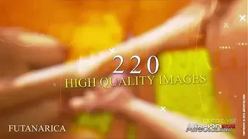 Big tits lesbian futa beauties enjoying yoga tantric sex in a cool animation