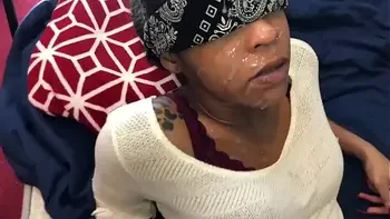 Neighbor Masturbates to Pornstar QueenRoyalty and CUMZ Hard!