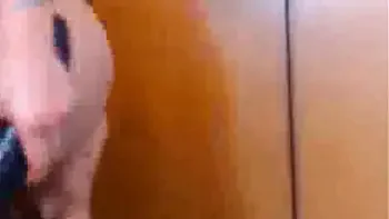 Anal Fuck Machine And Huge Dildo For Bluehaired Camgirl