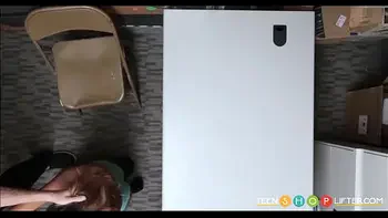 Young Thick Nerdy Teen Shoplifter Fucked By Officer After Caught Stealing Cucumber