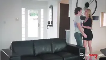 FEELING UP MY GF's MILF STEPMOM