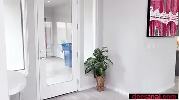 Skinny redhead slut saves stepdaddys job with her asshole