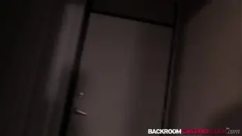 Young Aria casting with big cock anal fuck and eats cum