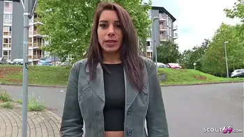 GERMAN SCOUT - TEENY BONNIE BEI SPONTAN CASTING GEFICKT