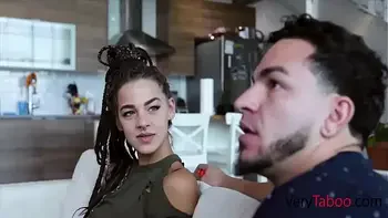 Jealous stepsister fucks me after GF leaves