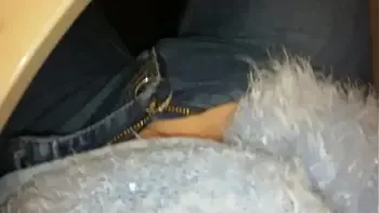 Girl Masturbates at work