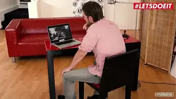 VIP SEX VAULT - Petite Brunette Teen Cums Hard At Casting