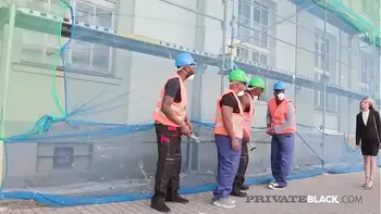 Private Black - Ebony Addict Gina Gerson Does 4 Black Cocks!