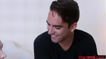 Only anal makes this pale skinned skinny bitch cum