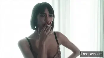 Deeper. Two Girls Get Whipped and Fucked During Kinky Threesome