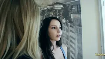 Amber Michaels Puts Her Tongue In Rilee Marks Fresh Young Pussy