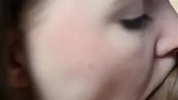 Blowjob oral creampie close-up