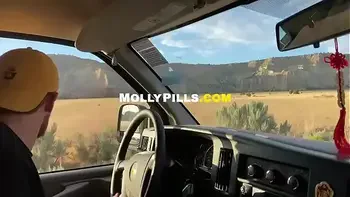 EPIC Fucking Off-road Adventure Porn - Molly Pills - Amateur Blonde Public Sex POV