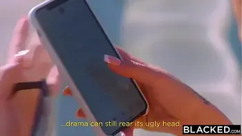 BLACKED Hottie Penelope has secret pool sex with huge BBC