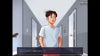 Stepsister gets creampied in her petite and sexy pussy l My sexiest gameplay moments l Summertime Saga[v0182] l Part 17