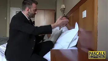 Squirting bound bdsm sub