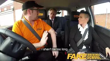 Fake Driving School Busty businesswoman Tory Candi Jackson fucked by boss