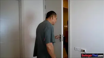 Thai wife watches Farang husband fuck a calll girl