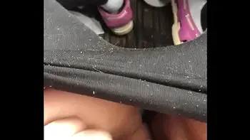 Fingering my girl in the car